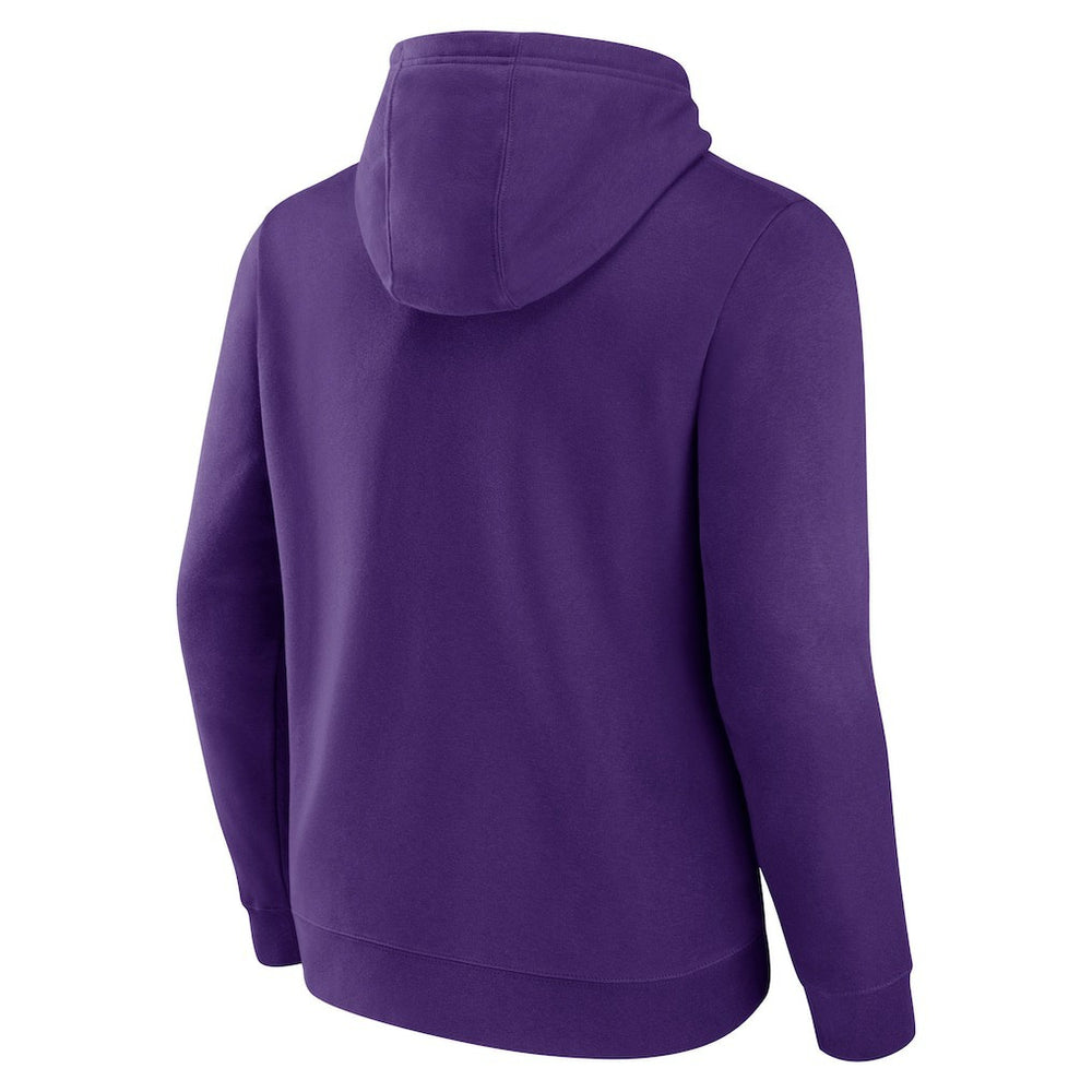 Minnesota Vikings Primary Team Logo Fitted Pullover Hoodie Purple | NFL
