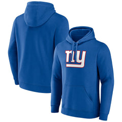 New York Giants Primary Team Logo Fitted Pullover Hoodie Royal | NFL