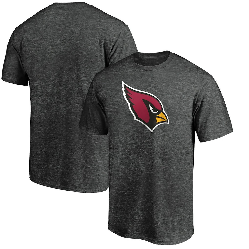 Arizona Cardinals Primary Logo T-Shirt Heather Charcoal | Fanatics