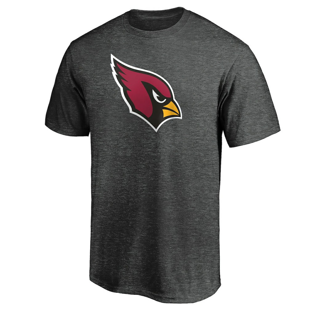 Arizona Cardinals Primary Logo T-Shirt Heather Charcoal | Fanatics