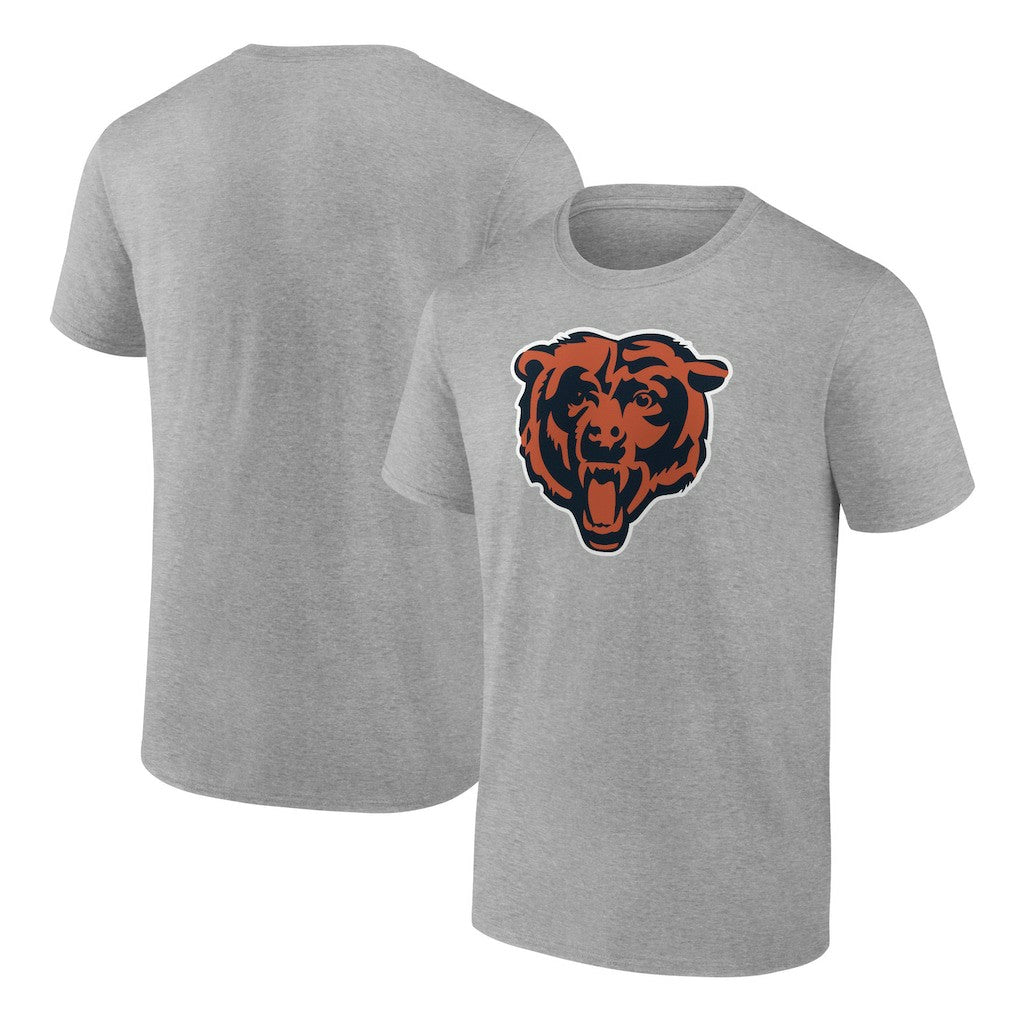 Chicago Bears Primary Logo T-Shirt Heather Gray | Fanatics