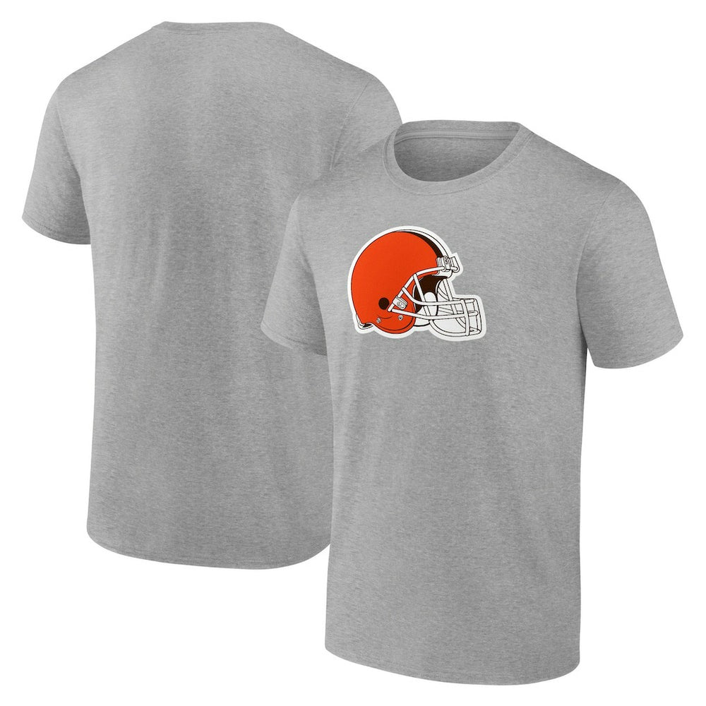 Cleveland Browns Primary Logo T-Shirt Heather Gray | Fanatics