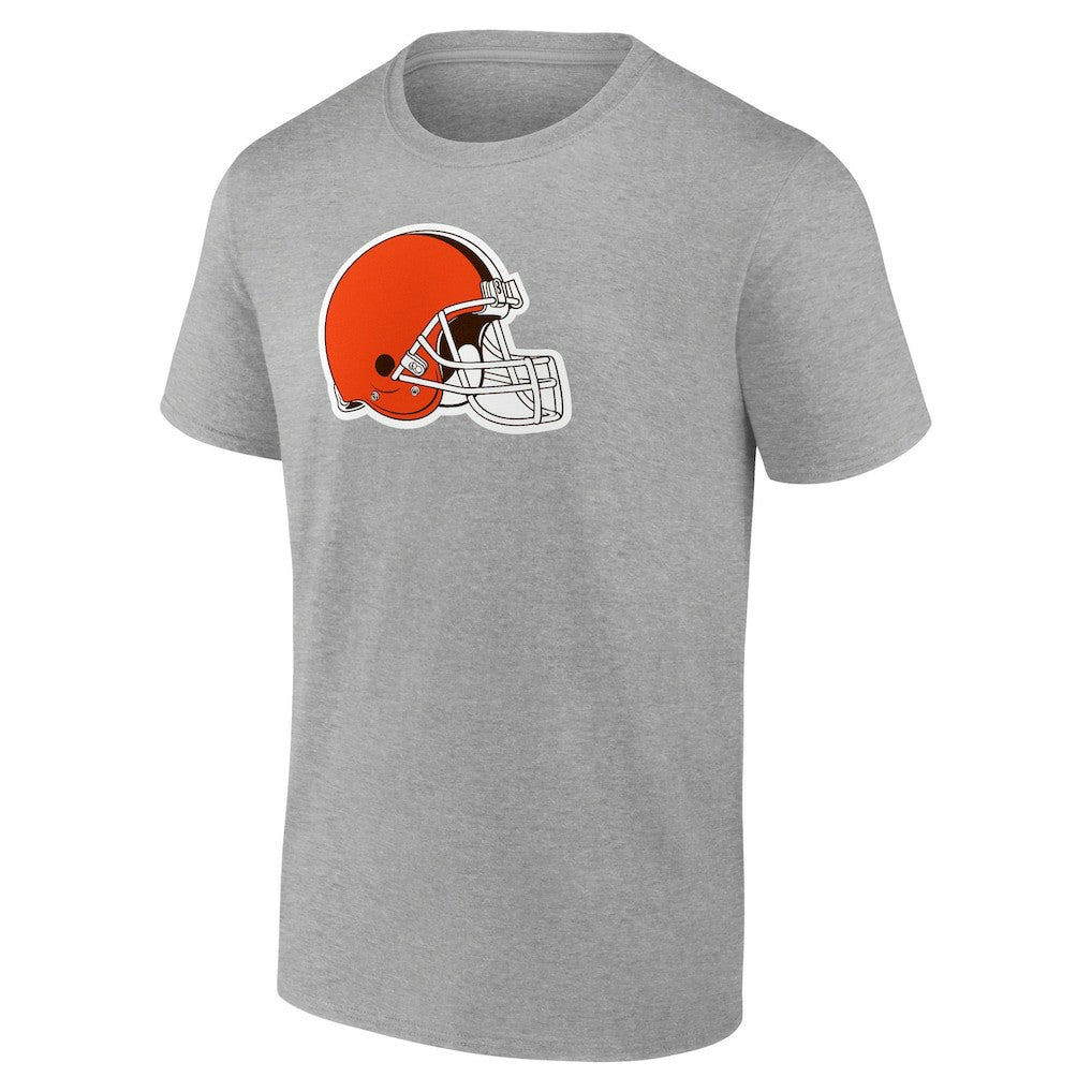 Cleveland Browns Primary Logo T-Shirt Heather Gray | Fanatics