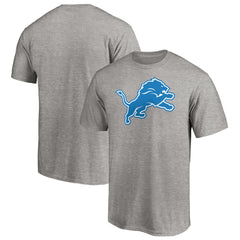 Detroit Lions Primary Logo T-Shirt Heather Gray | Fanatics