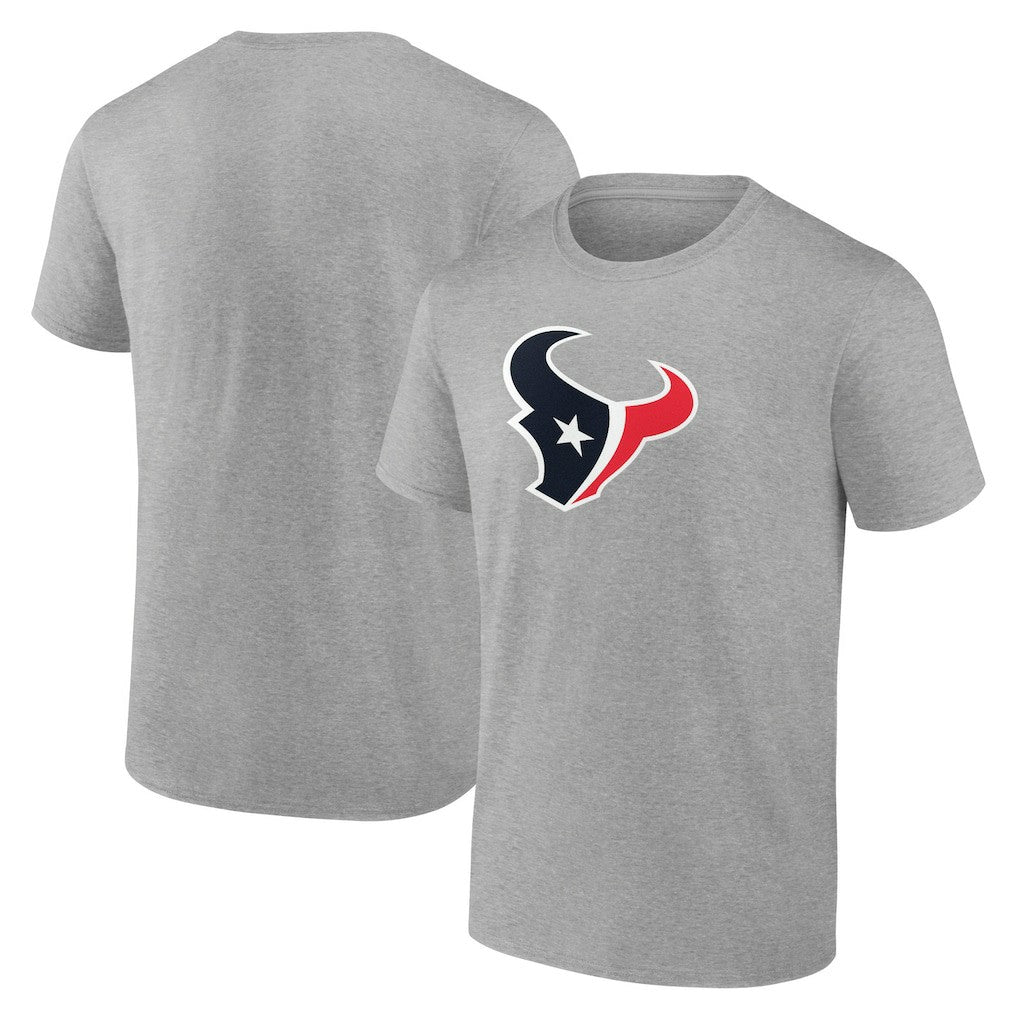 Houston Texans Primary Logo T-Shirt Heather Gray | Fanatics