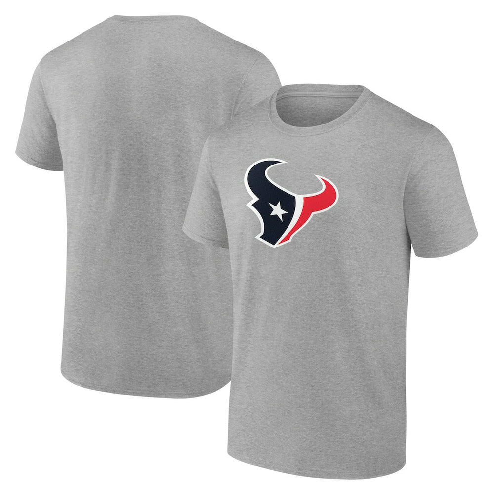 Houston Texans Primary Logo T-Shirt Heather Gray | Fanatics
