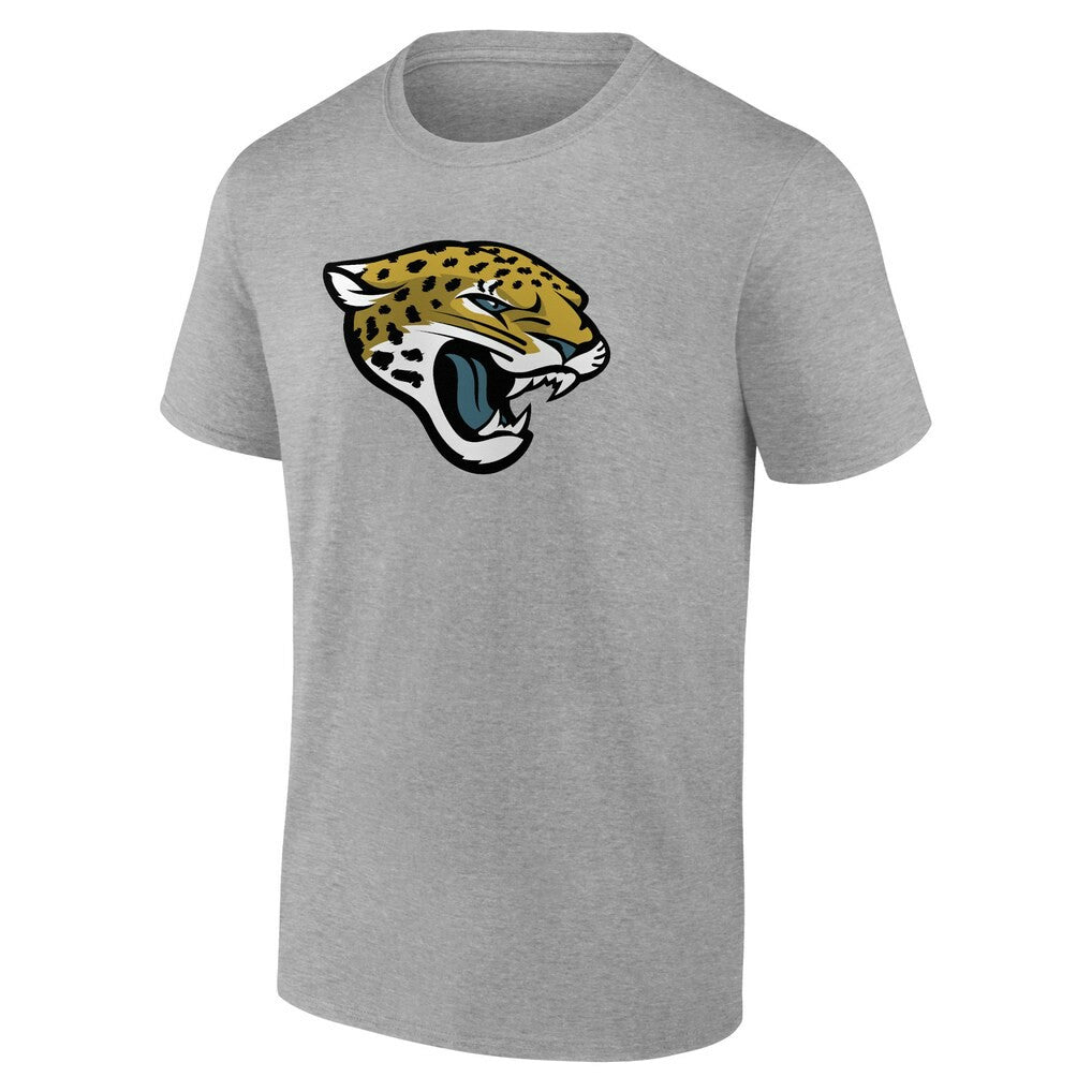 Jacksonville Jaguars Primary Logo T-Shirt Heather Gray | Fanatics