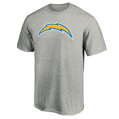 Los Angeles Chargers Primary Logo T-Shirt Heather Gray | Fanatics