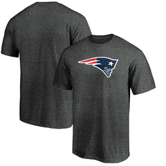 New England Patriots Primary Logo T-Shirt Heather Charcoal | Fanatics