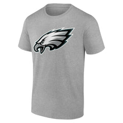 Philadelphia Eagles Primary Logo T-Shirt Heather Gray | Fanatics