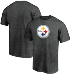 Pittsburgh Steelers Primary Logo T-Shirt Heather Charcoal | Fanatics