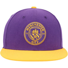 Manchester City America's Game Fitted Hat Purple/Yellow - FIFA World CUP