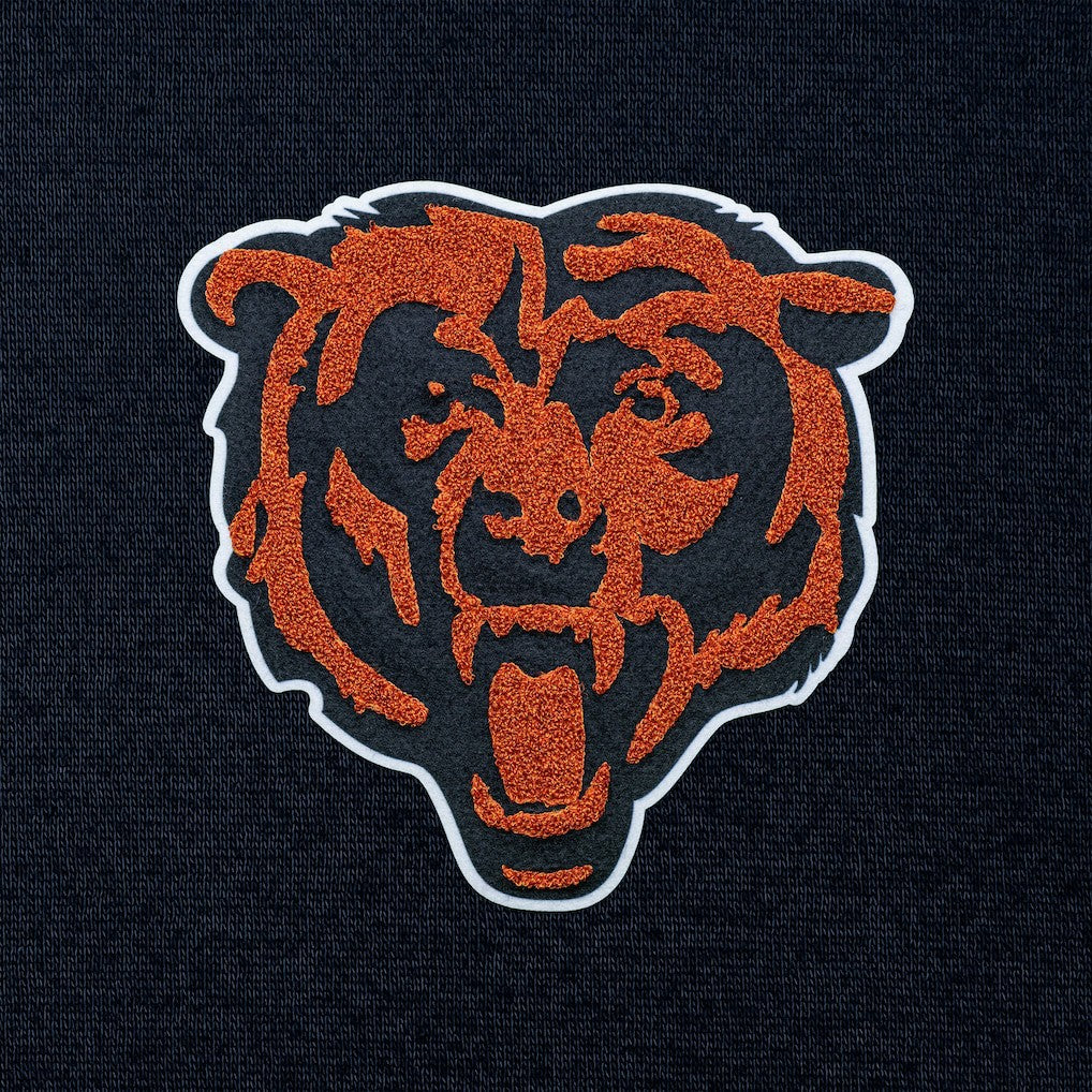 Chicago Bears Antigua Victory Chenille Pullover Hoodie Navy | NFL