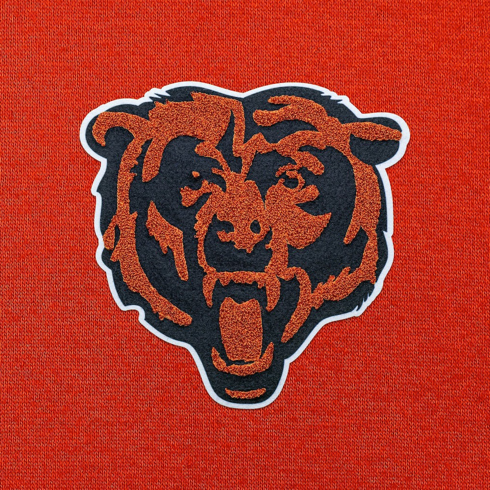Chicago Bears Antigua Victory Chenille Pullover Hoodie Orange | NFL