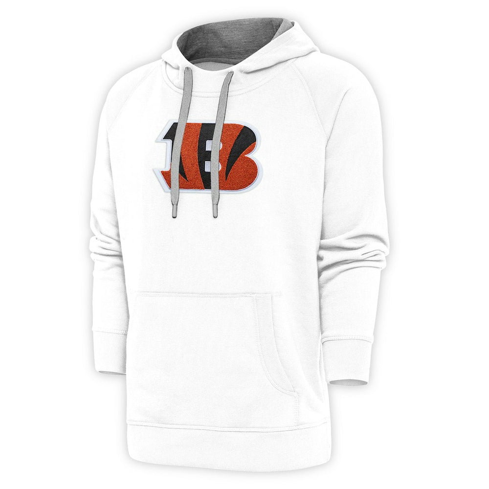 Cincinnati Bengals Antigua Victory Chenille Pullover Hoodie White | NFL