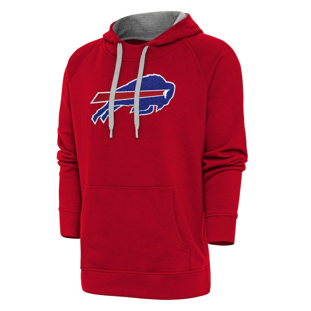 Buffalo Bills Antigua Victory Chenille Pullover Hoodie Red | NFL