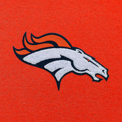 Denver Broncos Antigua Victory Chenille Pullover Hoodie Orange | NFL