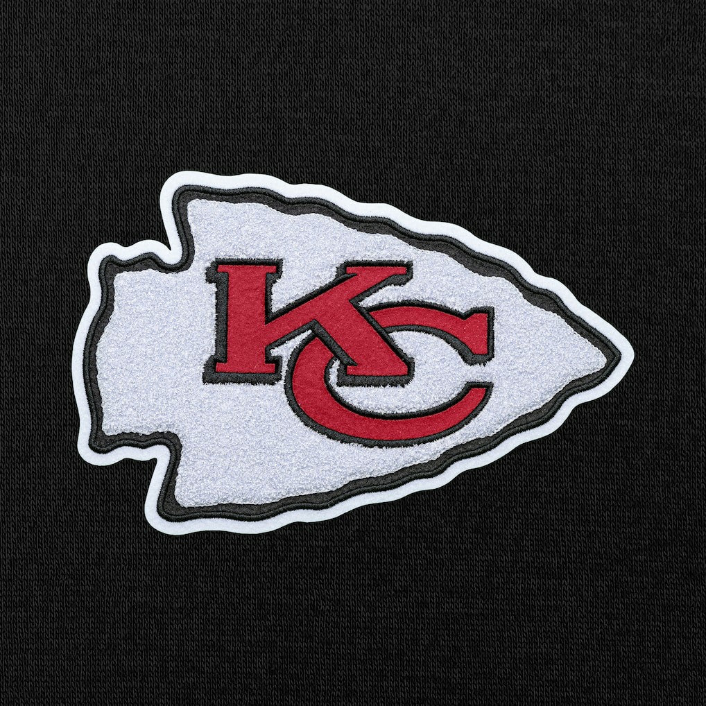 Kansas City Chiefs Antigua Victory Chenille Pullover Hoodie Black | NFL