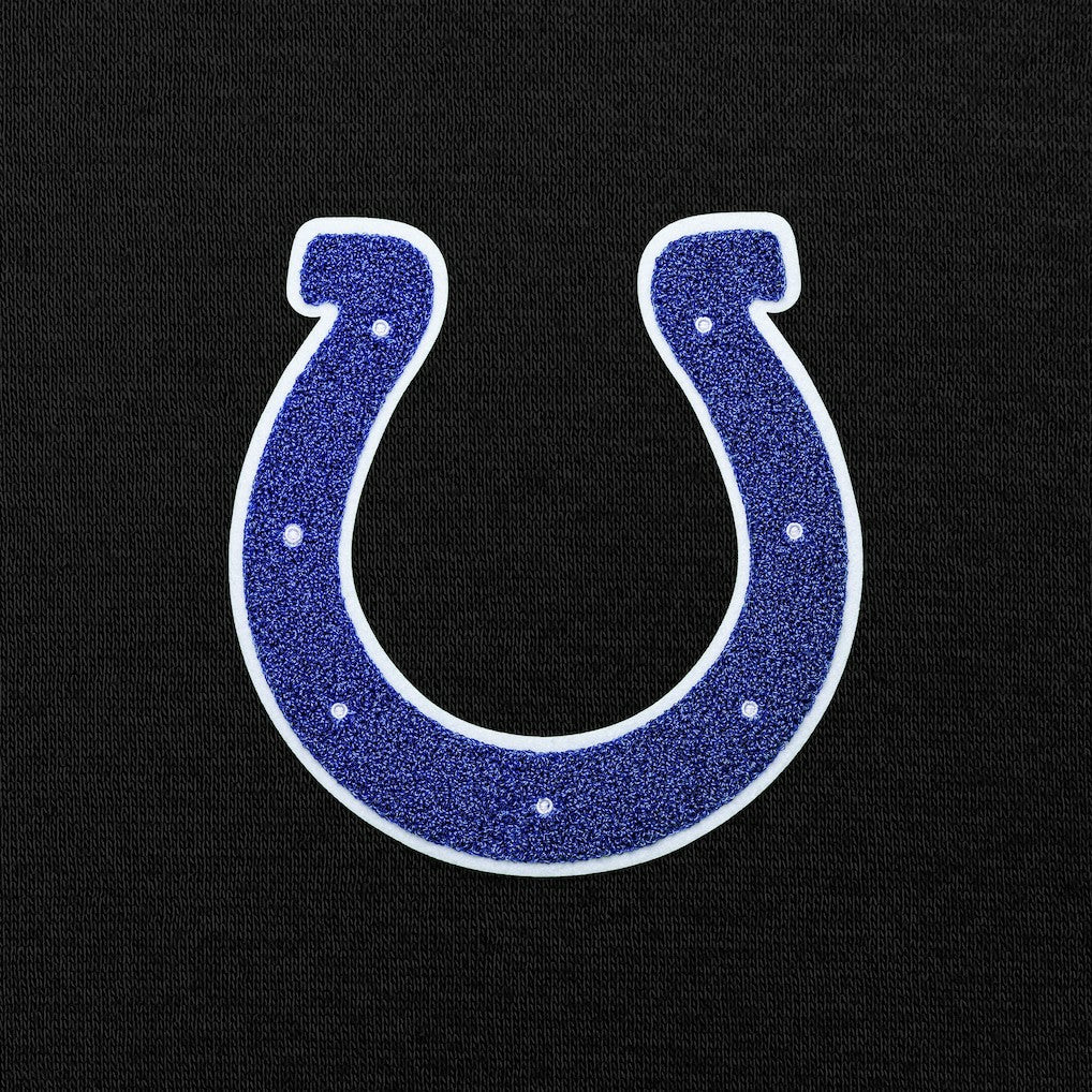 Indianapolis Colts Antigua Victory Chenille Pullover Hoodie Black | NFL