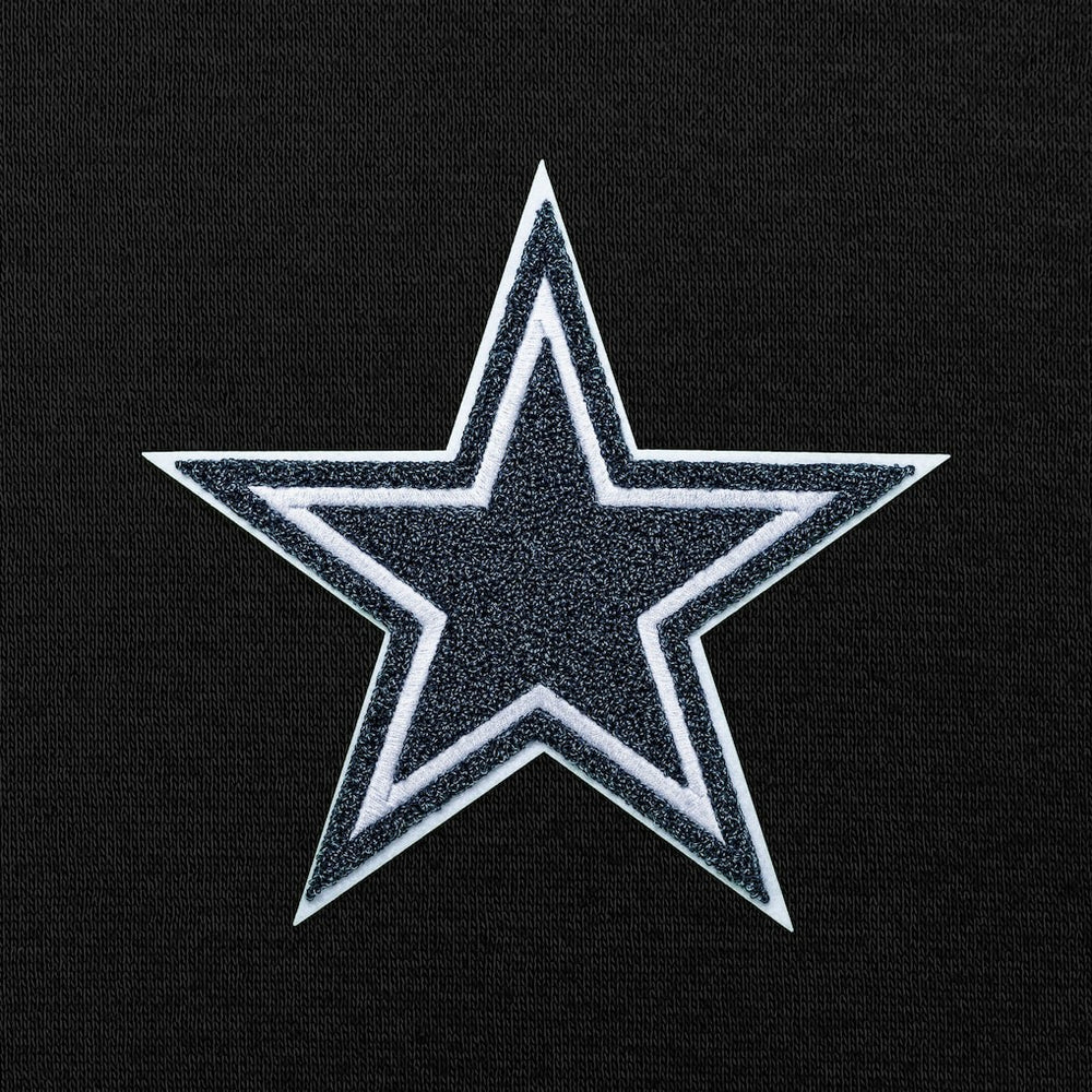 Dallas Cowboys Antigua Victory Chenille Pullover Hoodie Black | NFL