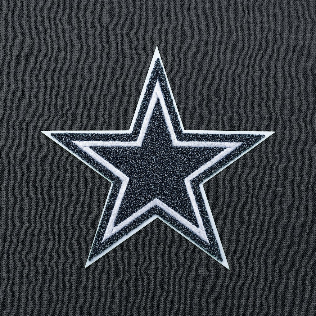 Dallas Cowboys Antigua Victory Chenille Pullover Hoodie Charcoal | NFL