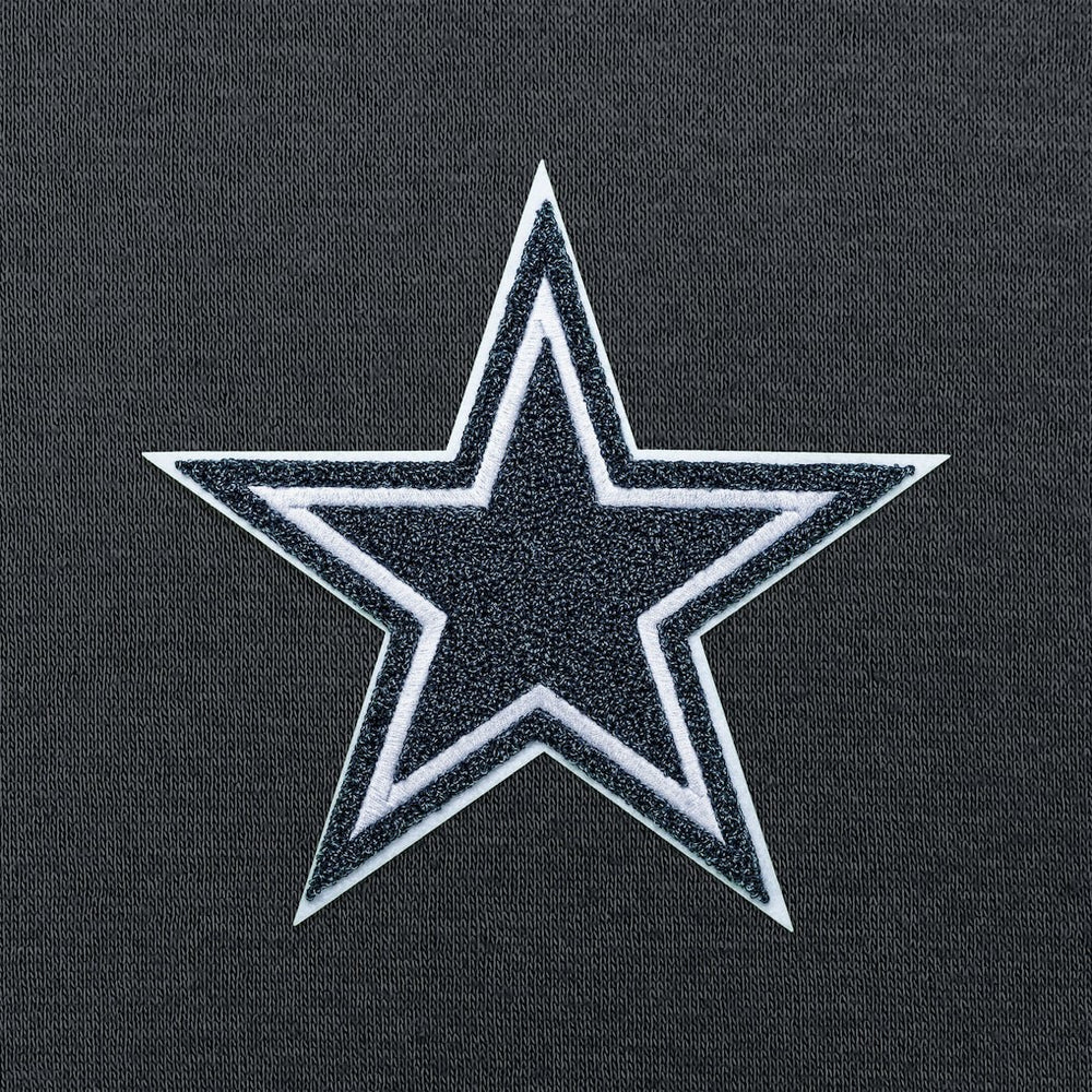 Dallas Cowboys Antigua Victory Chenille Pullover Hoodie Charcoal | NFL