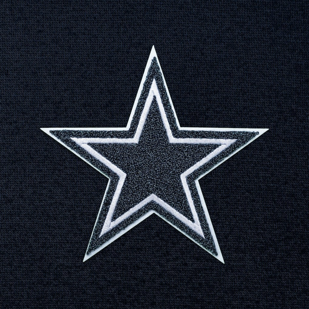 Dallas Cowboys Antigua Victory Chenille Pullover Hoodie Navy | NFL