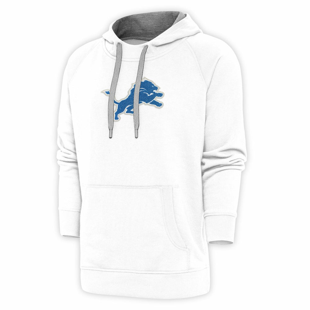 Detroit Lions Antigua Victory Chenille Pullover Hoodie White | NFL