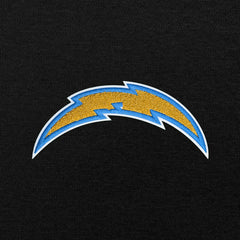 Los Angeles Chargers Antigua Victory Chenille Pullover Hoodie Black | NFL