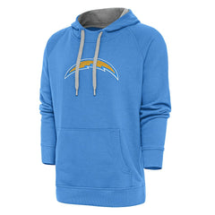 Los Angeles Chargers Antigua Victory Chenille Pullover Hoodie Powder Blue | NFL