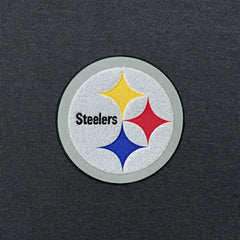 Pittsburgh Steelers Antigua Victory Chenille Pullover Hoodie Charcoal | NFL