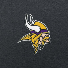 Minnesota Vikings Antigua Victory Chenille Pullover Hoodie Charcoal | NFL