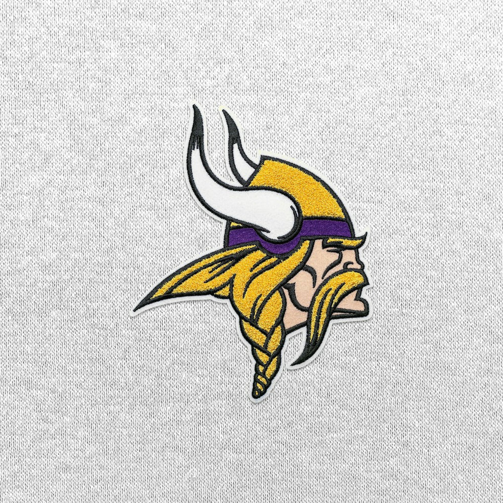 Minnesota Vikings Antigua Victory Chenille Pullover Hoodie White | NFL