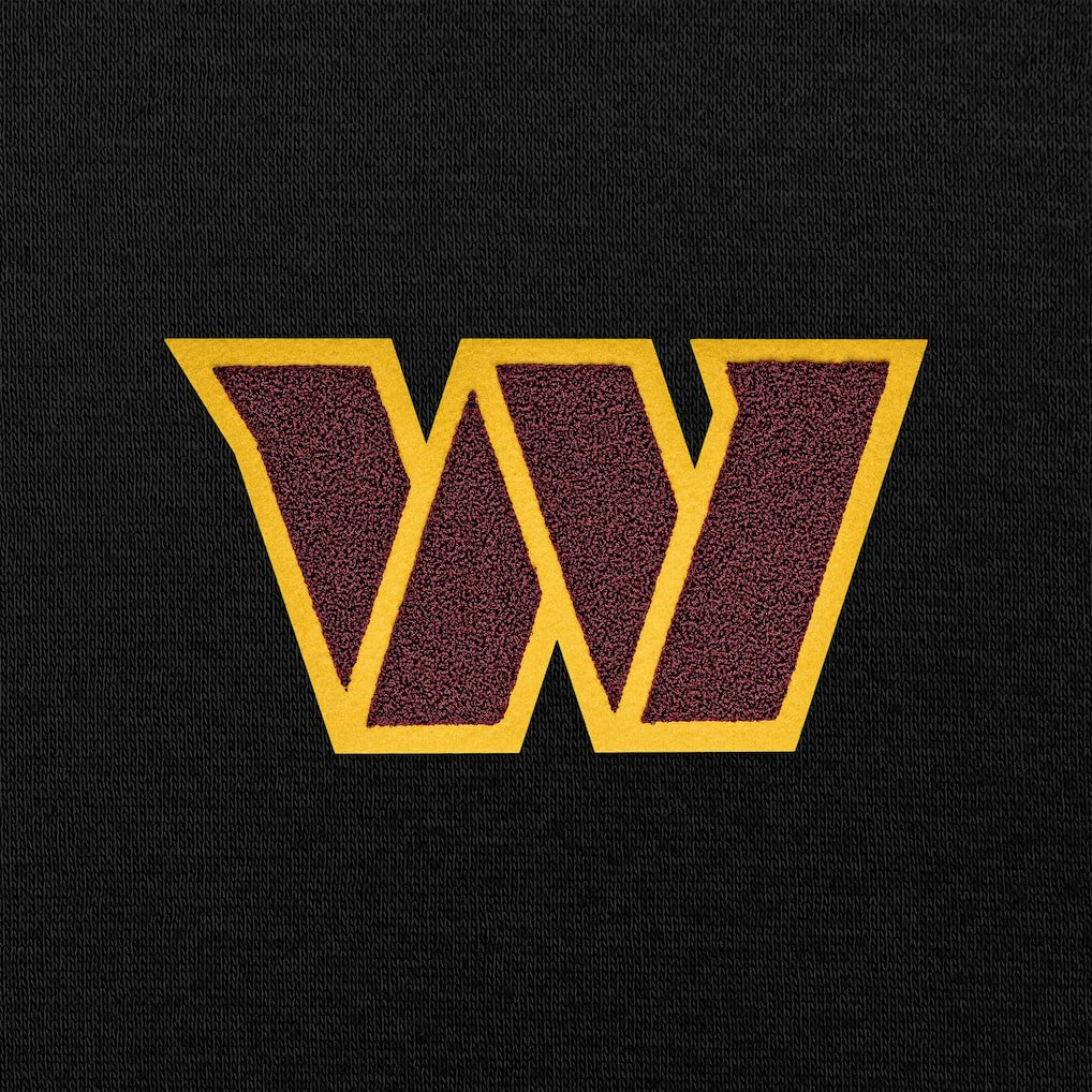 Washington Commanders Antigua Victory Chenille Pullover Hoodie Black | NFL