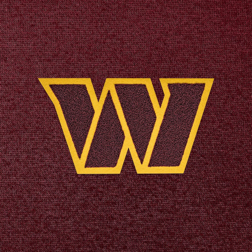 Washington Commanders Antigua Victory Chenille Pullover Hoodie Burgundy | NFL