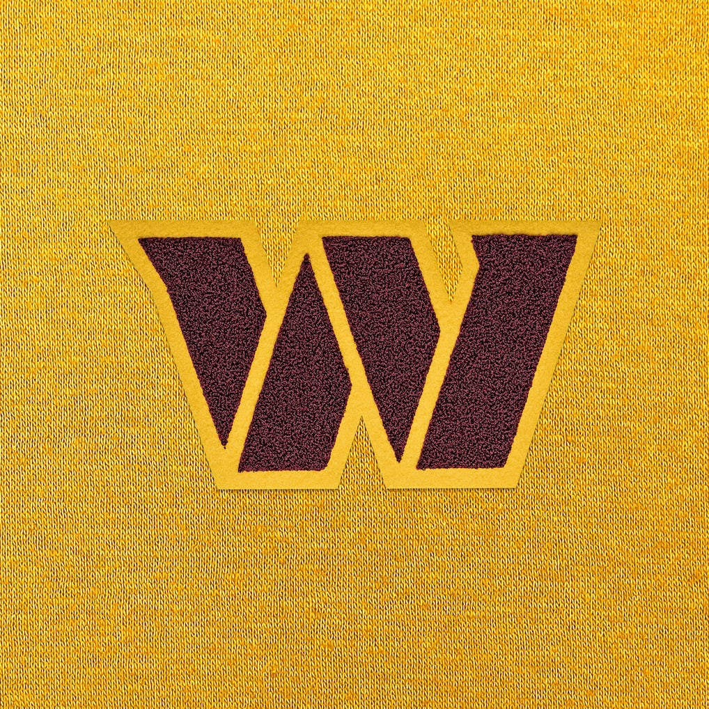 Washington Commanders Antigua Victory Chenille Pullover Hoodie Gold | NFL