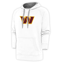 Washington Commanders Antigua Victory Chenille Pullover Hoodie White | NFL