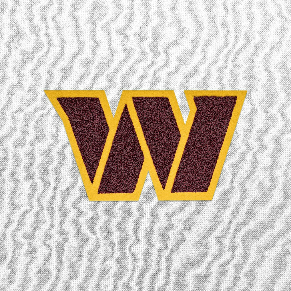 Washington Commanders Antigua Victory Chenille Pullover Hoodie White | NFL