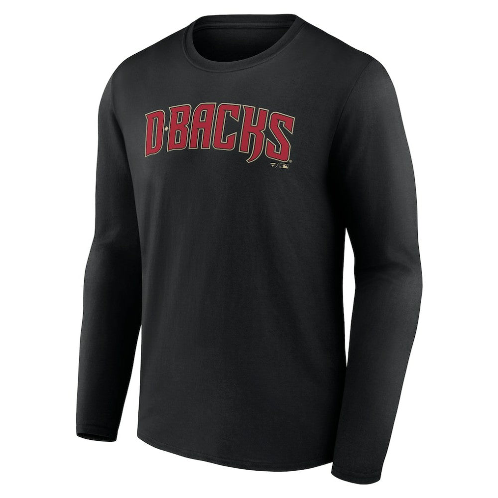 Arizona Diamondbacks Official Wordmark Long Sleeve T-Shirt - MLB