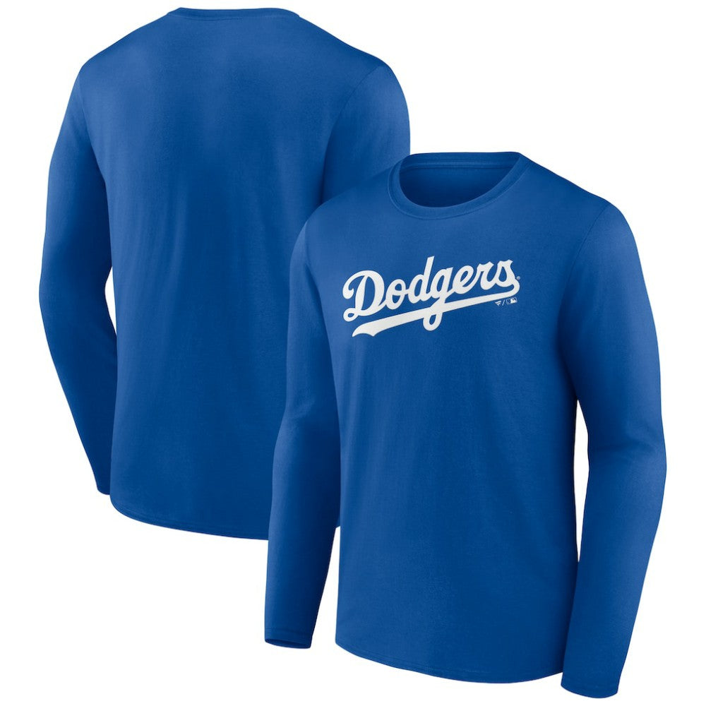 Los Angeles Dodgers Wordmark Long Sleeve T-Shirt - MLB
