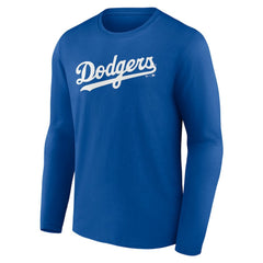 Los Angeles Dodgers Wordmark Long Sleeve T-Shirt - MLB