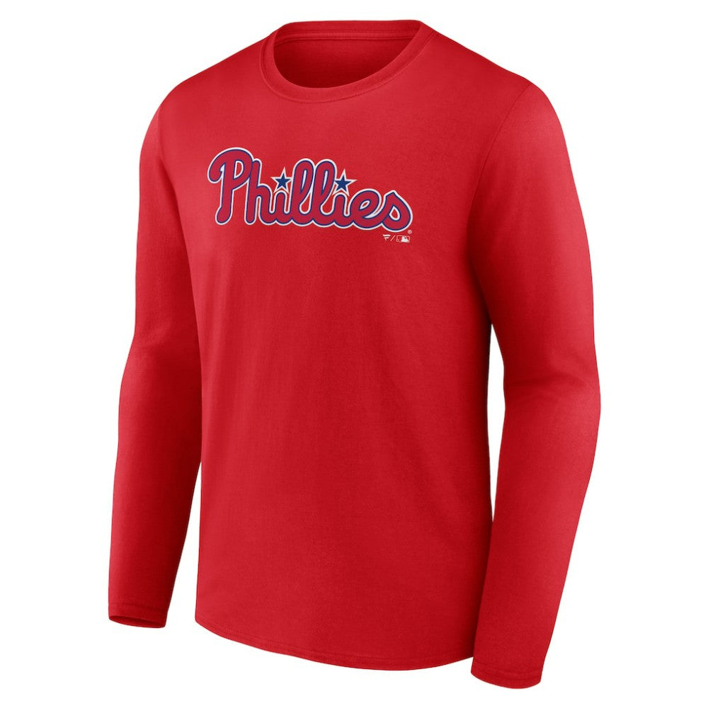 Philadelphia Phillies Wordmark Long Sleeve T-Shirt - MLB