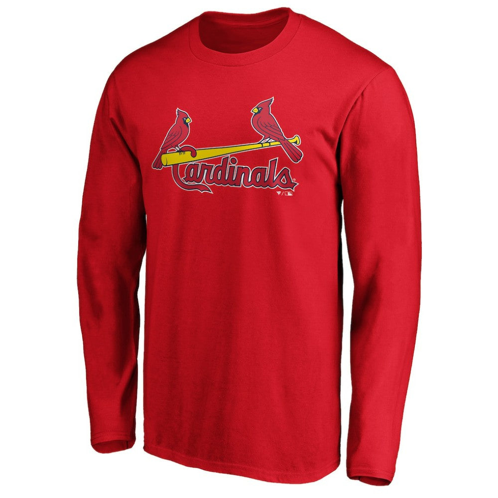 St. Louis Cardinals Official Team Wordmark Long Sleeve T-Shirt - MLB