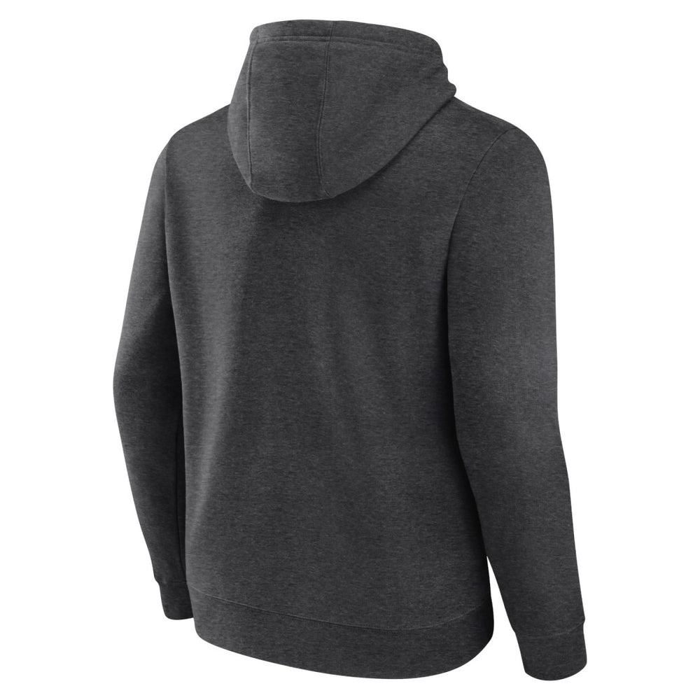 Denver Broncos Primary Team Logo Fitted Pullover Hoodie Charcoal | NFL