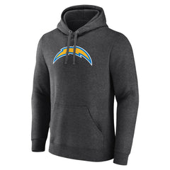 Los Angeles Chargers Primary Team Logo Fitted Pullover Hoodie Charcoal | NFL