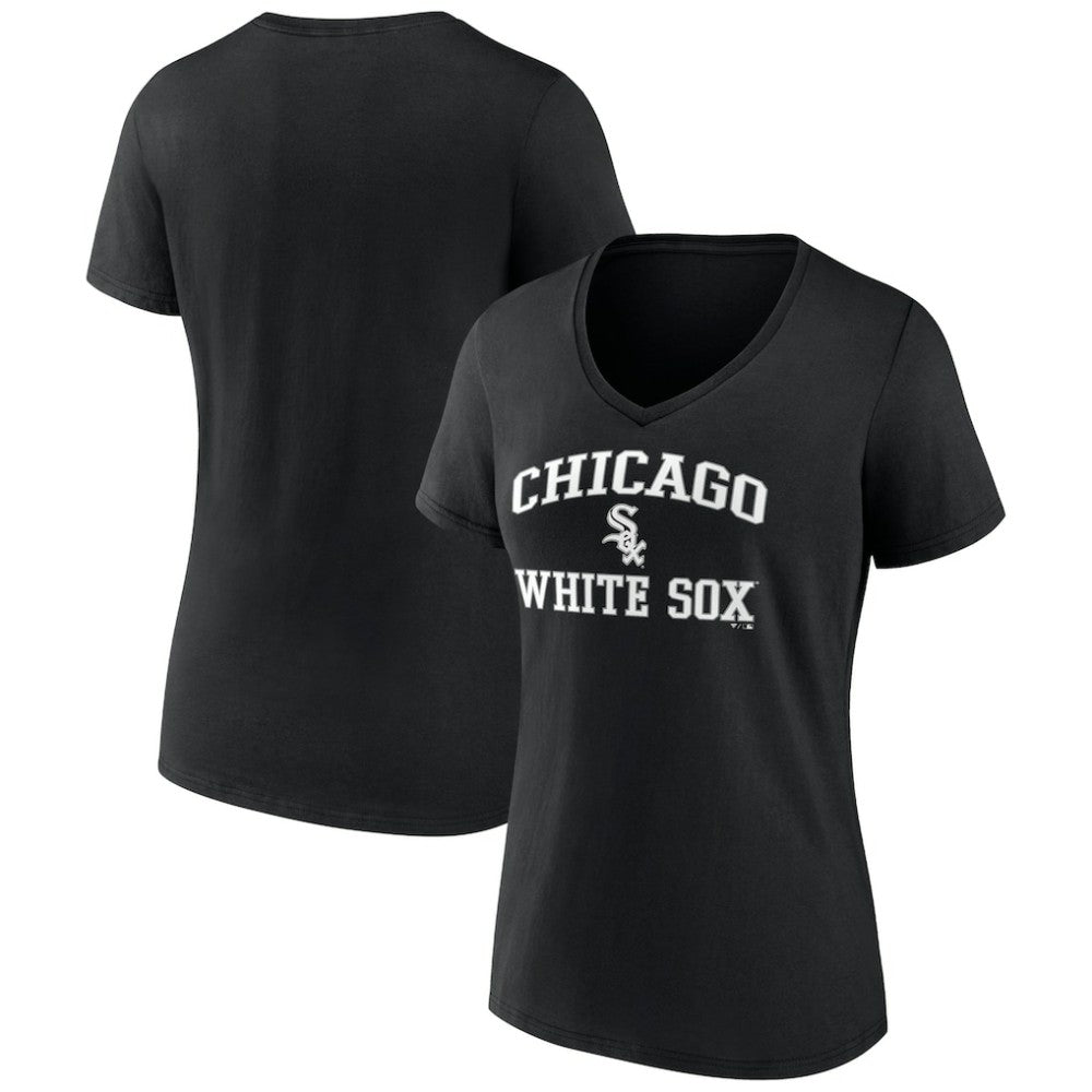 Chicago White Sox Women's Heart and Soul V-Neck T-Shirt - MLB