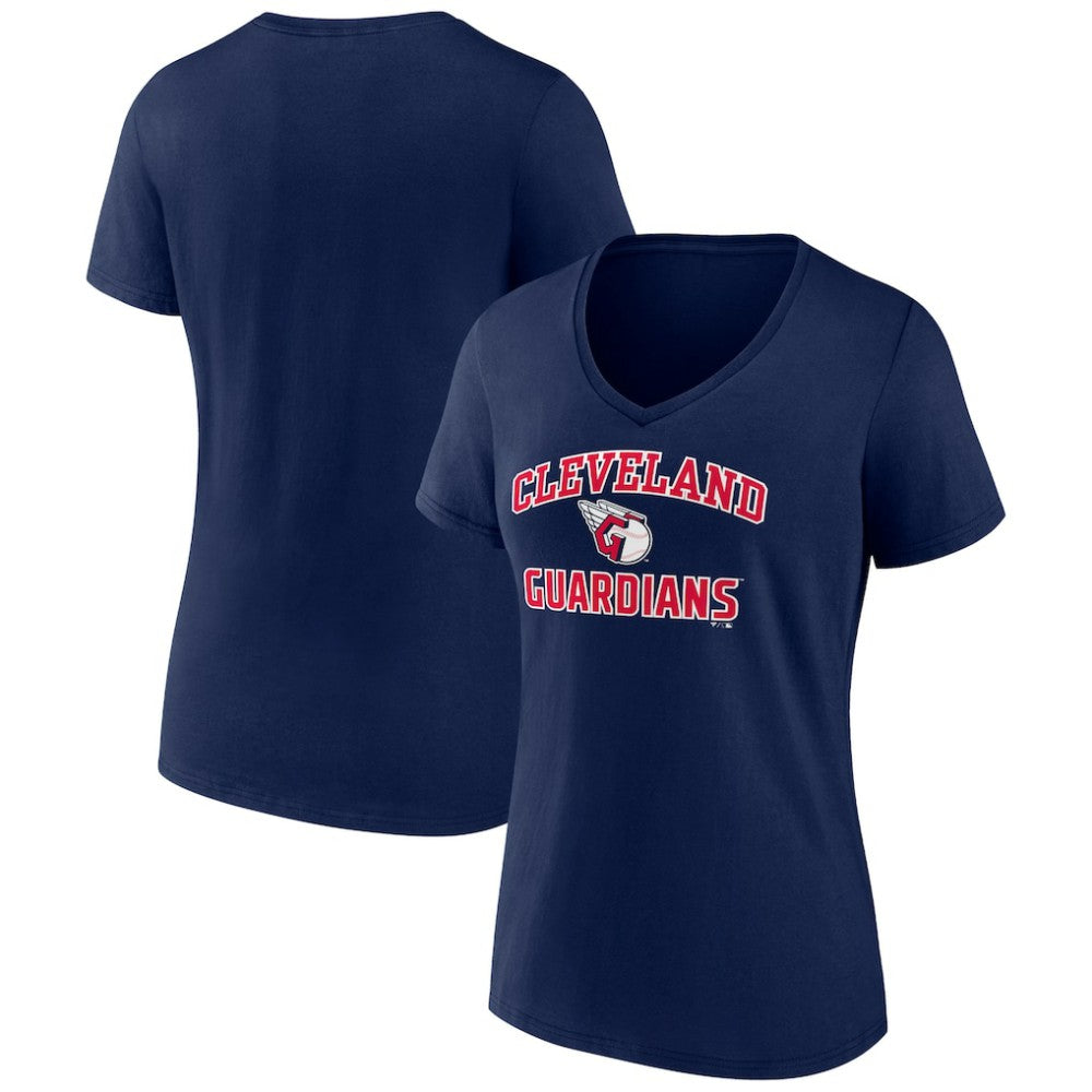 Cleveland Guardians Women's Heart and Soul V-Neck T-Shirt - MLB