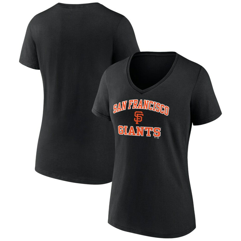 San Francisco Giants Women's Heart and Soul V-Neck T-Shirt - MLB