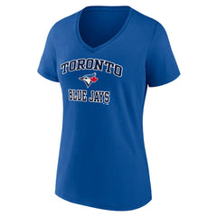 Toronto Blue Jays Women's Heart and Soul V-Neck T-Shirt - MLB