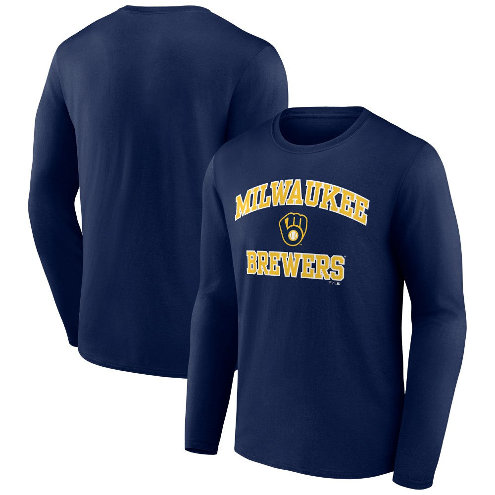 Milwaukee Brewers Heart and Soul Long Sleeve T-Shirt - MLB
